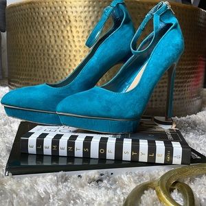 JustFab suede heels 🤍